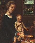 Gerard David The Madonna of the Milk Soup Sweden oil painting reproduction